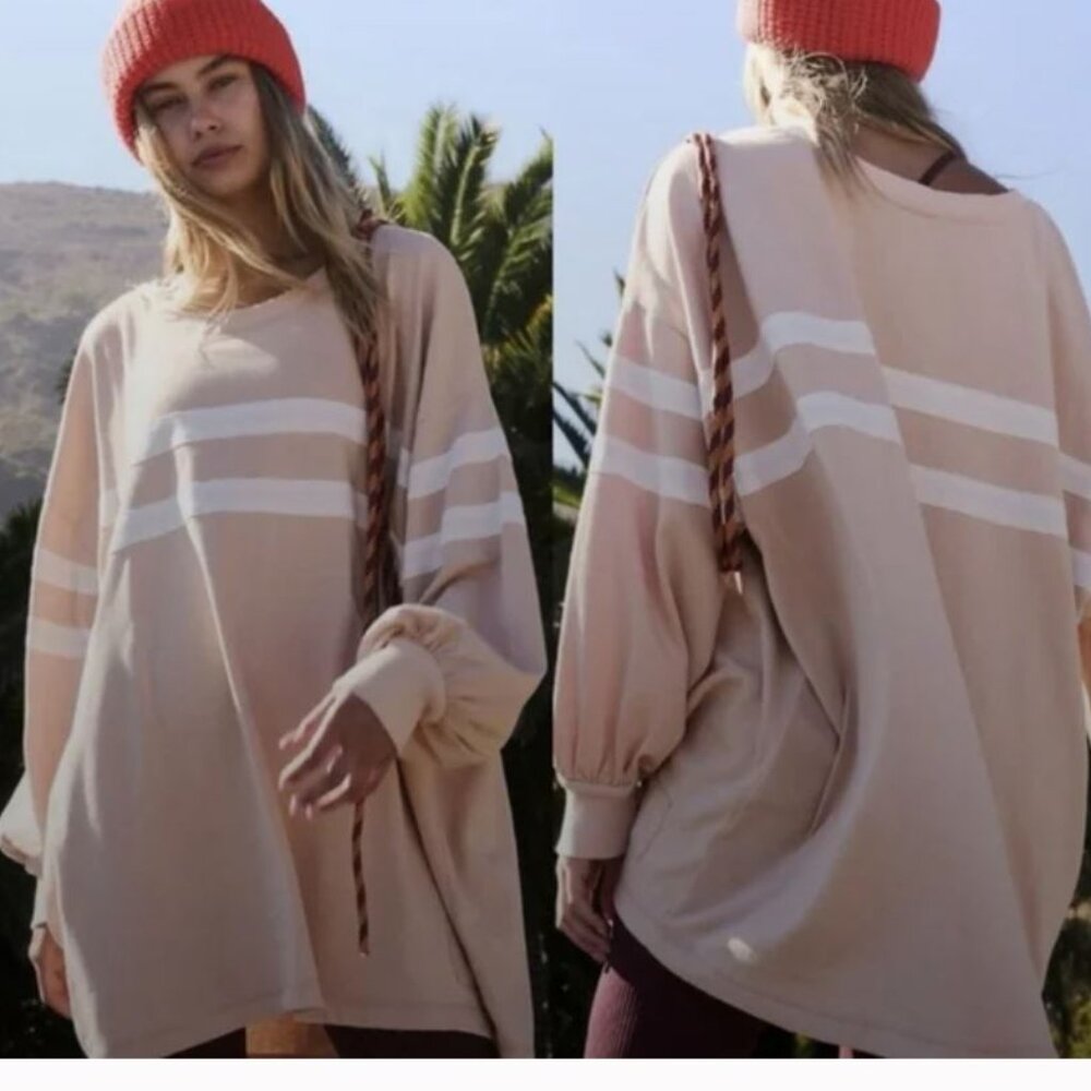 Free People Layer Up Pullover Sweatshirt Women’s Size XS
